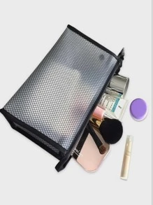 1pc Mesh Random Travel Storage Bag - Multicolor - View 3