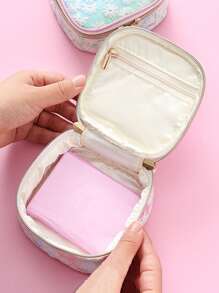 Túi đựng khăn ăn vệ sinh ngẫu nhiên 1 cái - Nhiều màu - Xem 3