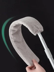 1pc Retractable Cleaning Mop, Long Dust Remover For Home Sofa Bed - Grey - View 2