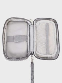 Túi lưu trữ cáp dữ liệu di động - Xám - Xem 2