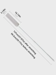 1pc Retractable Cleaning Mop, Long Dust Remover For Home Sofa Bed - Grey - View 5