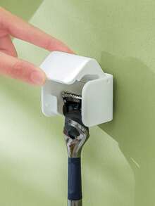 1pc Punch-free Shaver Holder - White - View 3