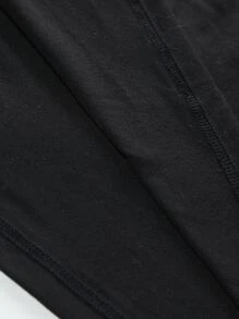 Manfinity Homme Áo thun & Áo lót Nam Lá thư Giải trí - màu đen - Xem 5