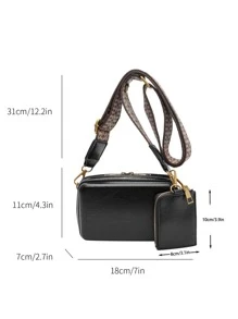 DareSee Mini bolsa quadrada texturizada leve e casual para negócios com porta-moedas para adolescentes, mulheres, estudantes universitárias, novatos e trabalhadores de colarinho branco. Perfeita para escritório, faculdade, trabalho, negócios, deslocamento, atividades ao ar livre, viagens, passeios, festival de música Y2K, volta às aulas.