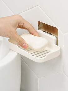 1pc Punch-free Random Color Soap Dish - Multicolor - View 1