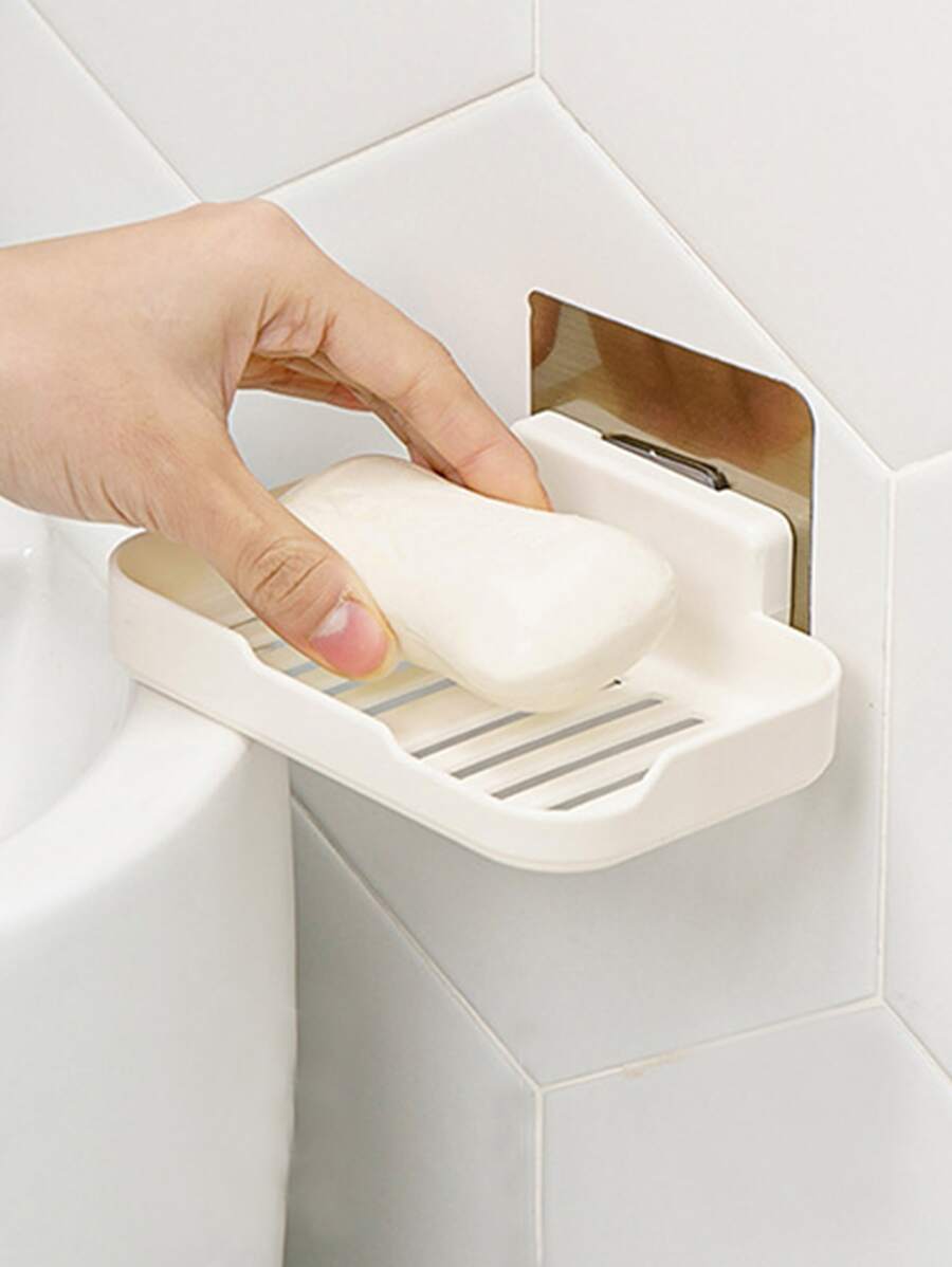 1pc Punch-free Random Color Soap Dish - Multicolor - View 1