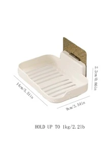 1pc Punch-free Random Color Soap Dish - Multicolor - View 2