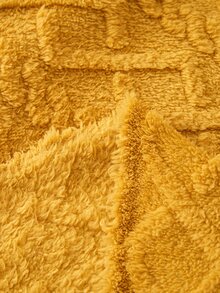 1入組/個加厚冬季提花沙發套,現代簡約設計,柔軟、親膚且易於清洗,適用於l字形和1/2/3/4座椅沙發和寵物保護。(單件出售) - 黃色 - 查看 7