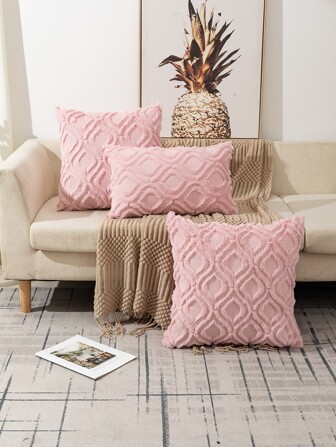 1入組毛茸茸靠墊套不附帶墊芯