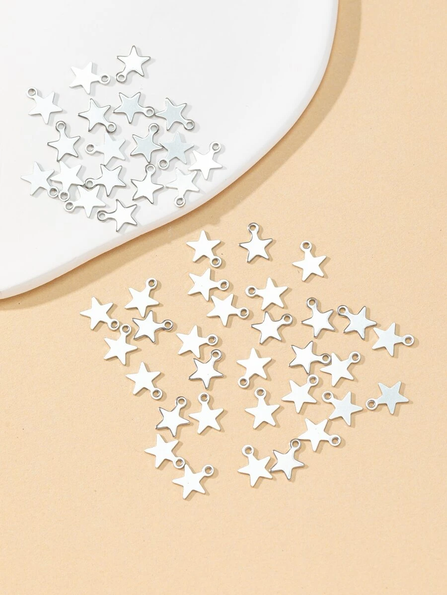 20入組星星DIY吊墜