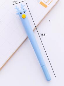 1pc Elk Design Random Gel Pen - Multicolor - View 4