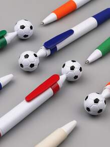 1入組足球設計隨機圓珠筆 - 彩色 - 查看 4