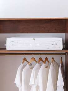 1pc Portable Quilt Storage Bag - White - View 5