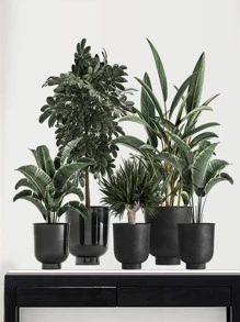 2入組植物圖案牆貼