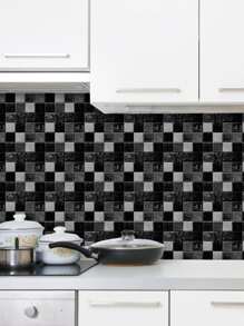 10入組馬賽克圖案廚房貼紙 - 彩色 - 查看 4