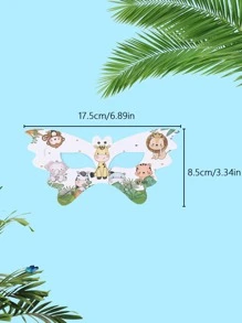 10 cái Bìa mắt Động vật In - Nhiều màu - Xem 2