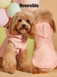 1 Stück Haustier Hoodie - Pink - Übersicht 4