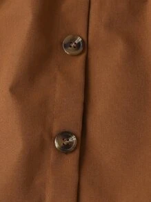 Chicas Falda con top de manga con volante bajo con fruncido - Multicolor - Ver 4