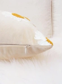 1 vỏ đệm thêu hoa không có chất độn - Nhiều màu - Xem 3