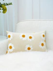 1 vỏ đệm thêu hoa không có chất độn - Nhiều màu - Xem 5