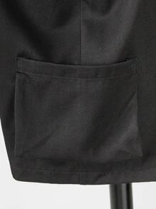 SHEIN Boys Colourblock Flap Pocket Shirt & Shorts - Multicolor - View 4