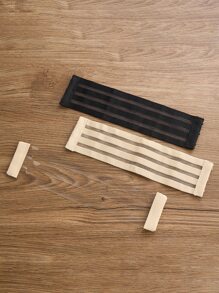 2pc Multicolor Knitted Fabric Bra Extenders Casual Comfy Bra Accessory Pack For Women - Multicolor - View 3