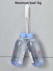 2pcs/4pcs/8pcs No-Drill Stick On Wall Curtain Hooks Gifts Birthday Graduation - White - View 9