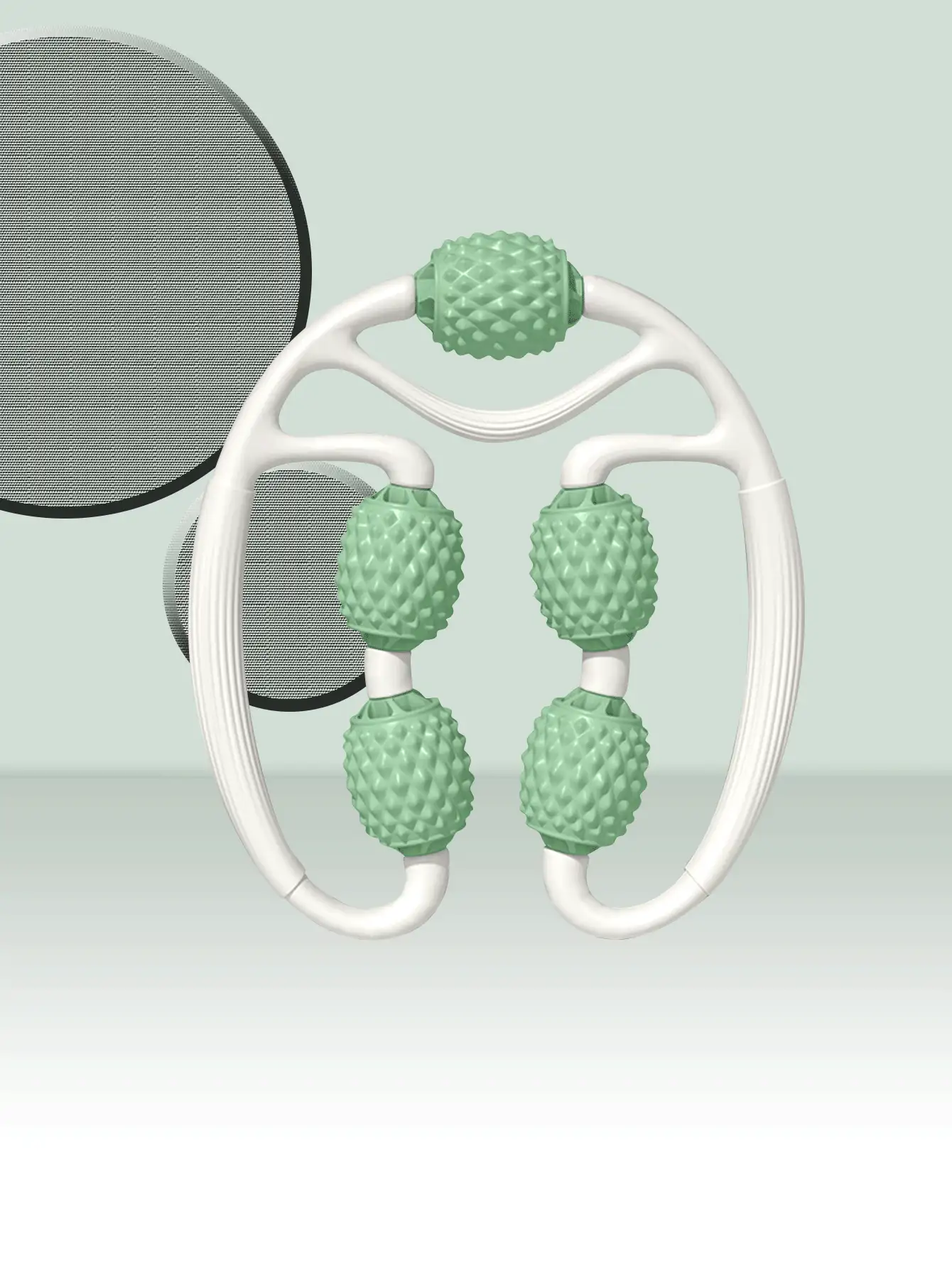 1pc Leg Fitness Massager - Green - View 2