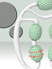 1pc Leg Fitness Massager - Green - View 4