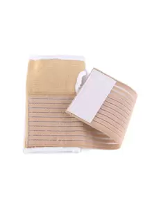 2 piezas Muñequeras de gimnasio con ribete contrastante - Beis - Ver 4