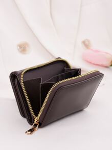 女士钱包/短款钱包 卡夹 拉链钱包 全拉链钱包 多层三折 带卡槽 可装信用卡/身份证/现金/护照 多功能 生日礼物 教师礼物 旅行 经典简约休闲 女士 大学生 便携式多功能 商务休闲 女士钱包 钱包 小钱包 - 咖啡棕 - 查看 3