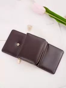 女士钱包/短款钱包 卡夹 拉链钱包 全拉链钱包 多层三折 带卡槽 可装信用卡/身份证/现金/护照 多功能 生日礼物 教师礼物 旅行 经典简约休闲 女士 大学生 便携式多功能 商务休闲 女士钱包 钱包 小钱包 - 咖啡棕 - 查看 4