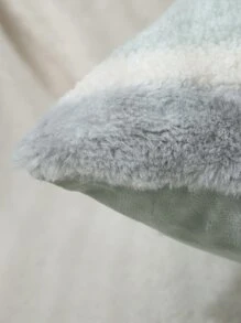 1入組撞色長毛絨靠墊套不附帶墊芯 - 彩色 - 查看 3