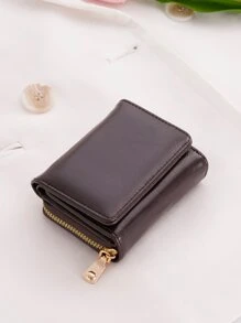女士钱包/短款钱包 卡夹 拉链钱包 全拉链钱包 多层三折 带卡槽 可装信用卡/身份证/现金/护照 多功能 生日礼物 教师礼物 旅行 经典简约休闲 女士 大学生 便携式多功能 商务休闲 女士钱包 钱包 小钱包 - 咖啡棕 - 查看 6