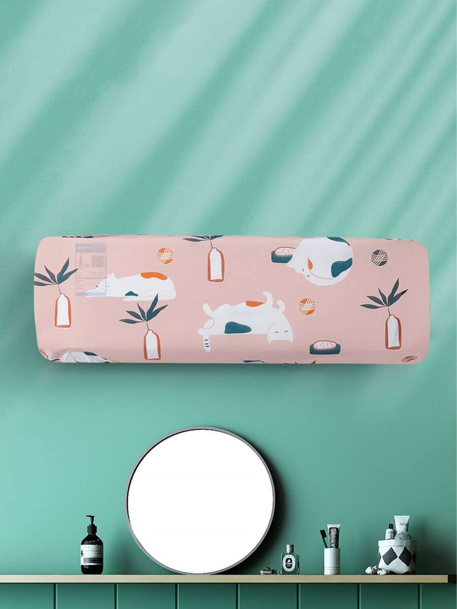 1pc Cartoon Graphic Random Air Conditioner Cover - Multicolor - View 1