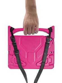 素色保護套適用於iPad - 玫紅色 - 查看 2