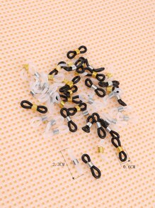 50 chiếc khóa Phụ kiện trang sức DIY - Đen và trắng - Xem 3