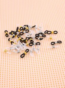 50 chiếc khóa Phụ kiện trang sức DIY - Đen và trắng - Xem 4