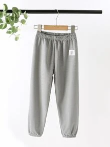 Quần con gái lớn Đắp vá Lá thư Giải trí - Nhiều màu - Xem 6