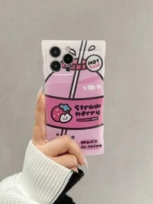 Funda de teléfono de dibujos animados gráfica de 2 piezas para verano - Multicolor - Ver 5