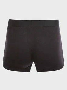 Extended Sizes Men 5pcs Letter Tape Waist Boxer Brief - Multicolor - View 9