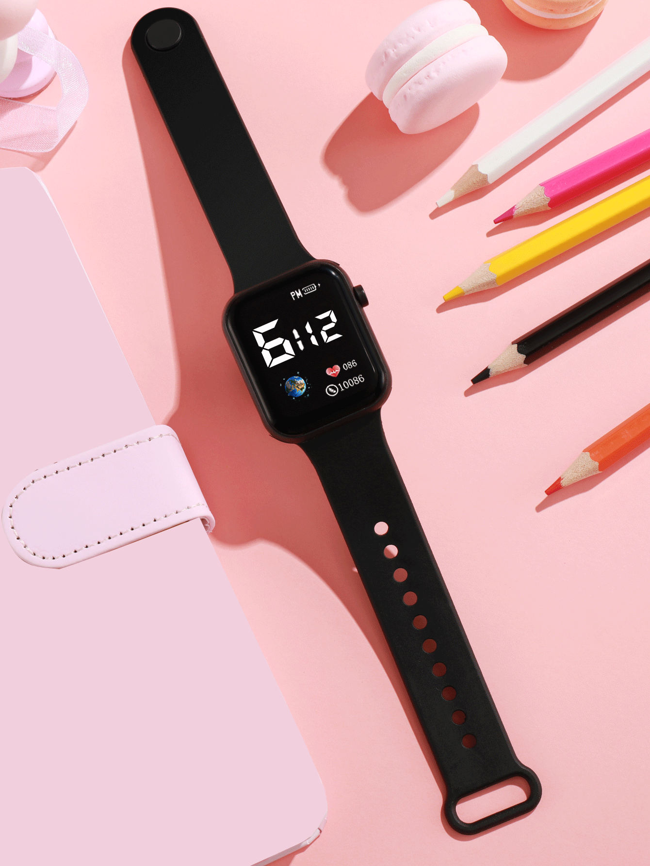 Boys Square Electronic Watch SHEIN USA