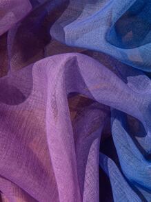 Colorful Single Panel Sheer Curtain