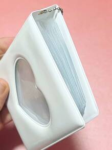 1 album hình trái tim rỗng 3 inch - trắng - Xem 6