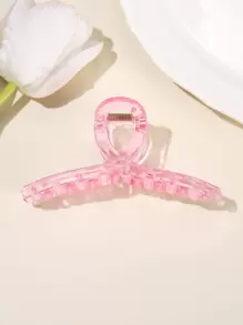 Minimalist Hair Claw - Pink - View 1