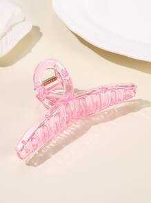 Minimalist Hair Claw - Pink - View 2