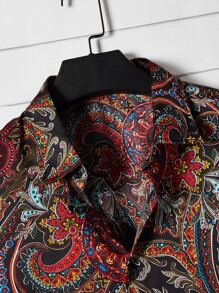 GENTILAND Men Mandala Print Shirt - Multicolor - View 3