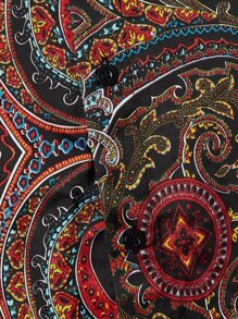 GENTILAND Men Mandala Print Shirt - Multicolor - View 4