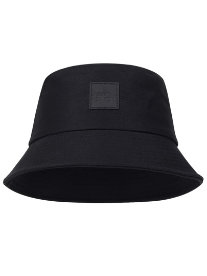 Men Letter Patch Decor Bucket Hat For Daily Life And Outdoor CasualMen's Sun Hat Summer Hat, Suitable For Summer Outdoor Activities Such As Hiking And Fishing