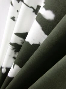 Manfinity EMRG Men Letter Graphic Colourblock Drawstring Hoodie - Multicolor - View 3